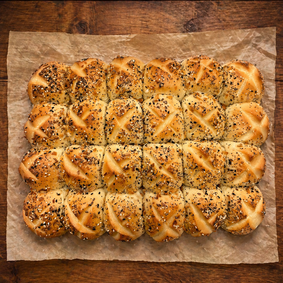 Everything Dinner Rolls (24 Pack)