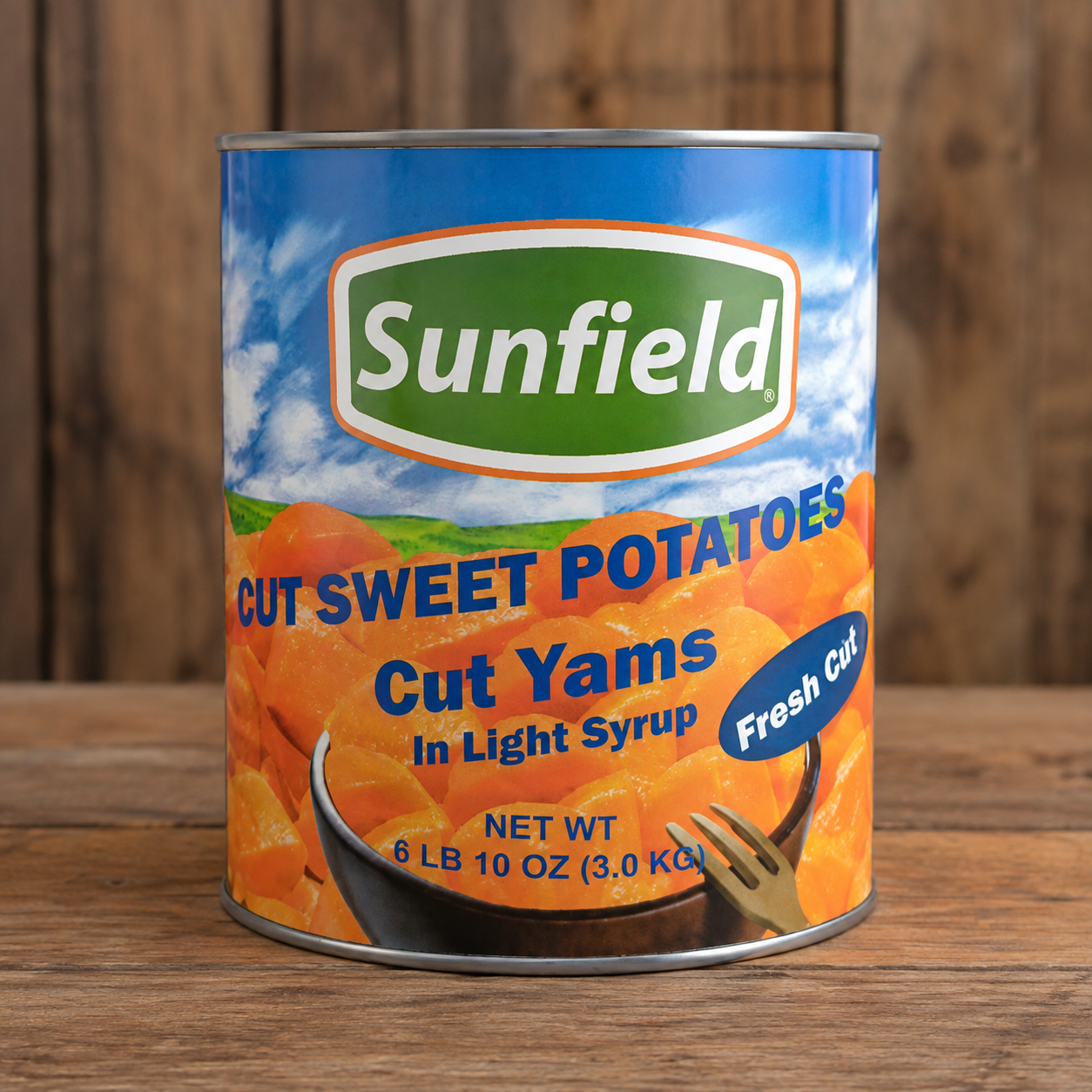 Yams- Fancy Cut in Light Syrup (check description)