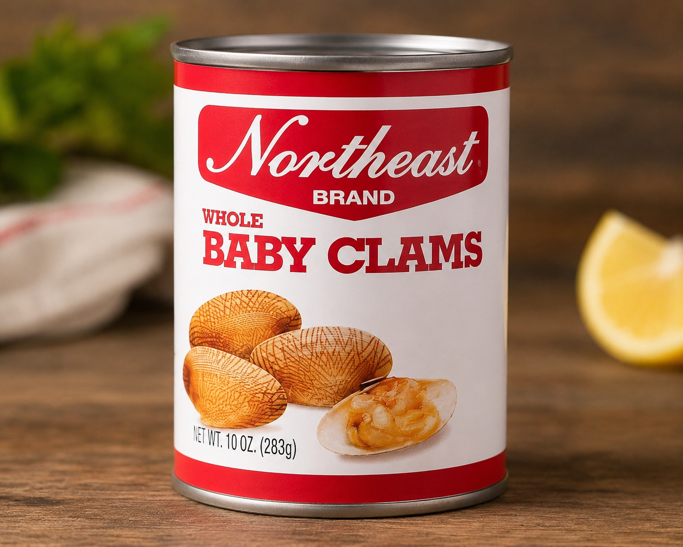 Whole Baby Clams- 10oz Can