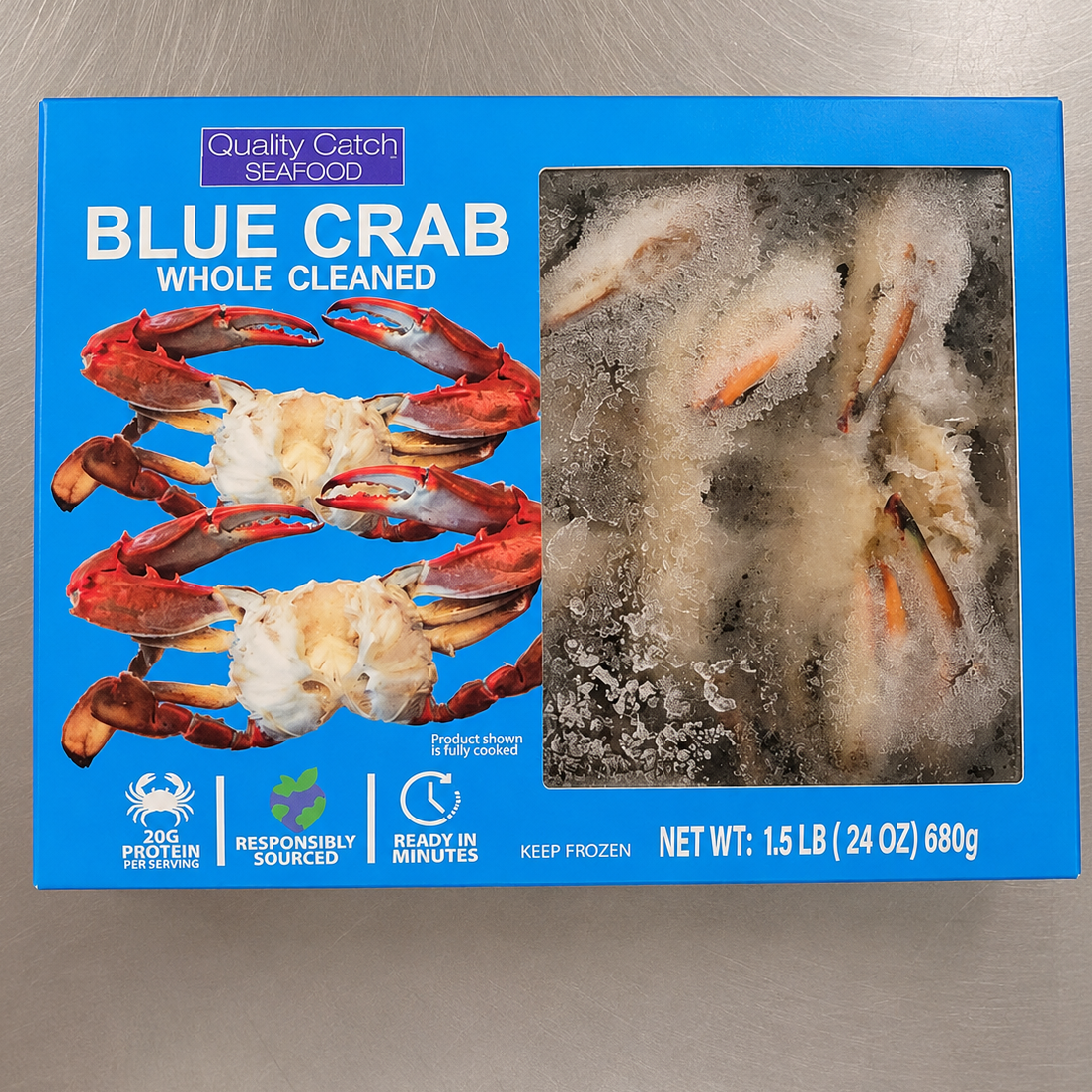 Whole Cleaned Blue Crab