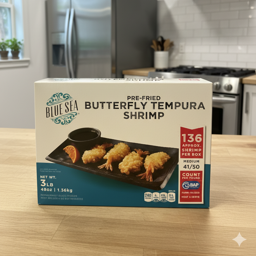 Breaded Butterfly Shrimp Tempura