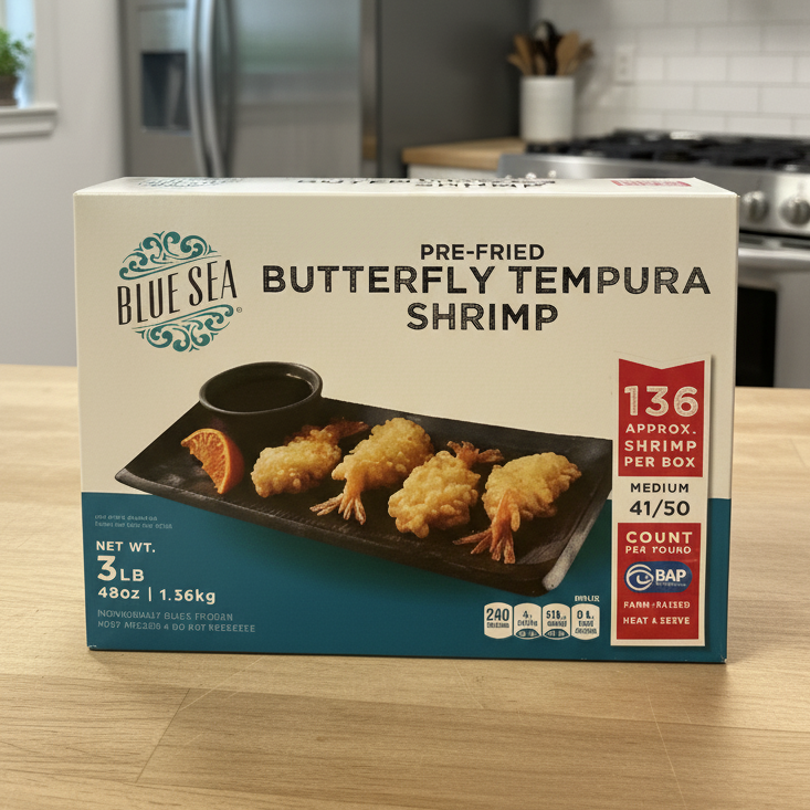 Breaded Butterfly Shrimp Tempura