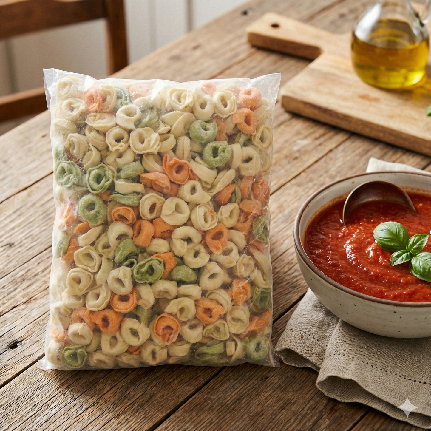 Tricolored Tortellini