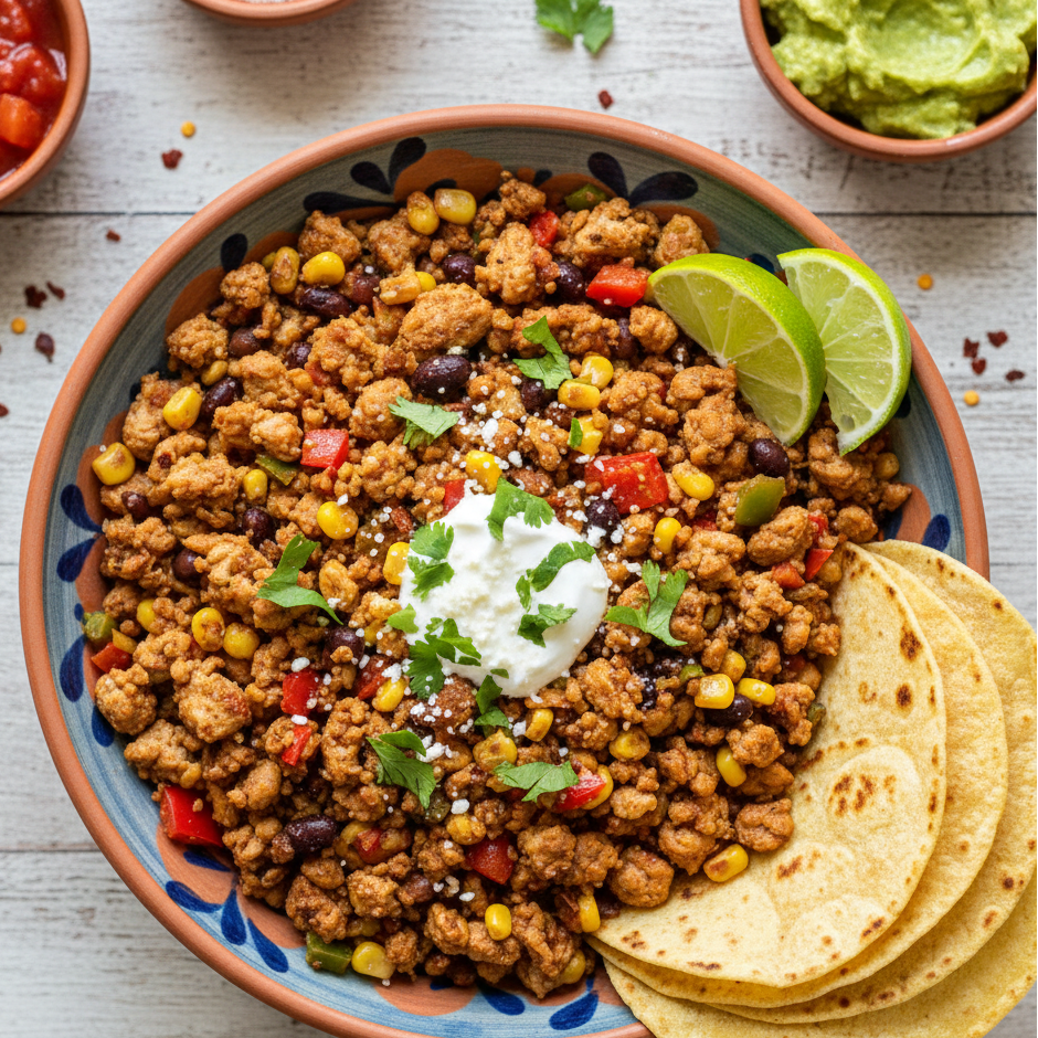 Chicken Taco Crumble