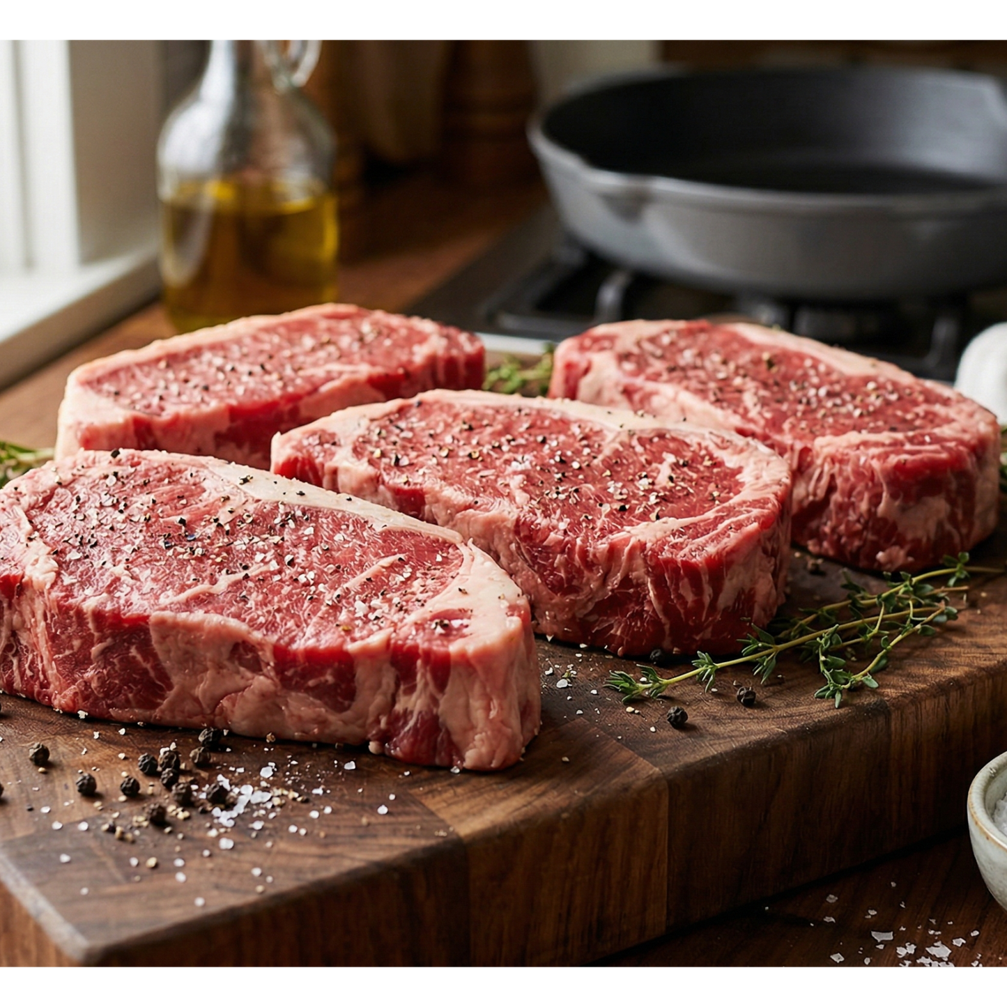 New York Strip Steaks - (Case)