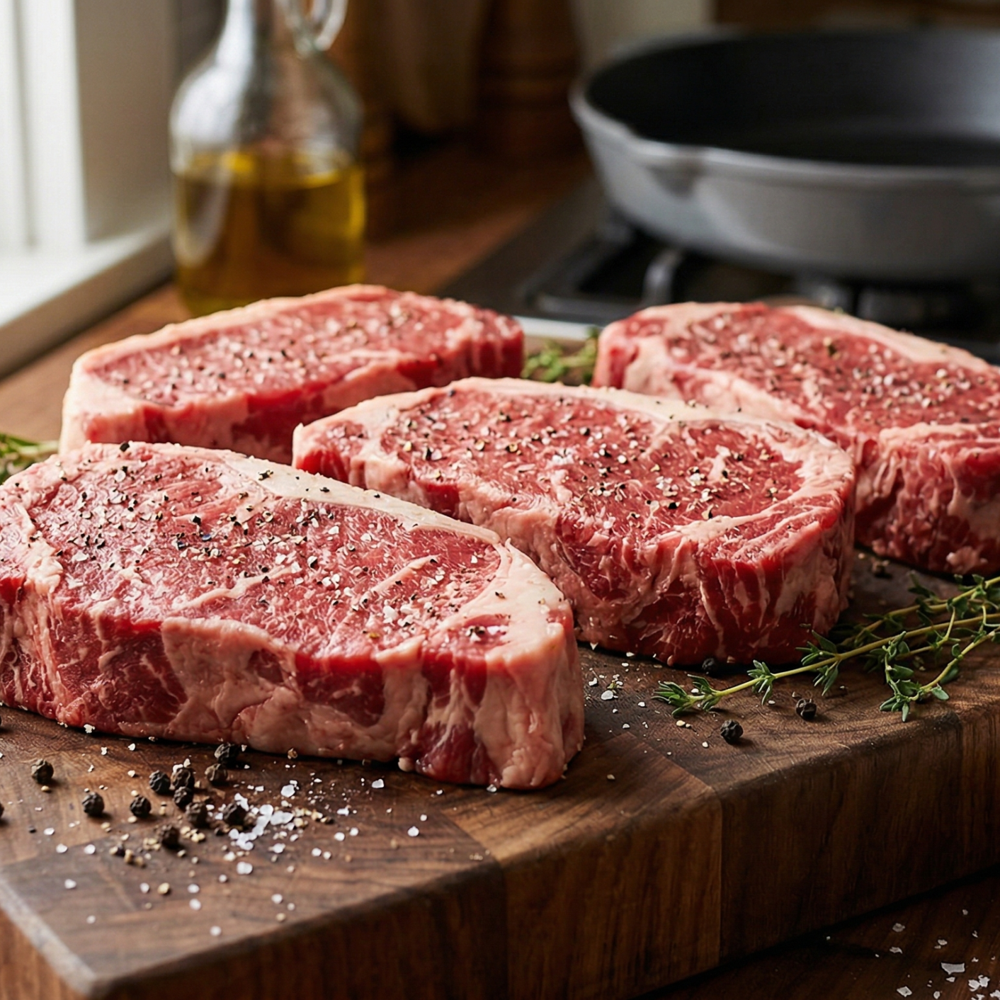 New York Strip Steaks - Grass-Fed (Case)
