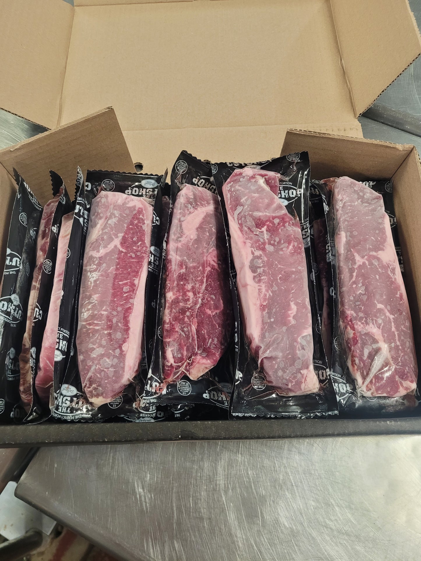 New York Strip Steaks (Prime to Select)
