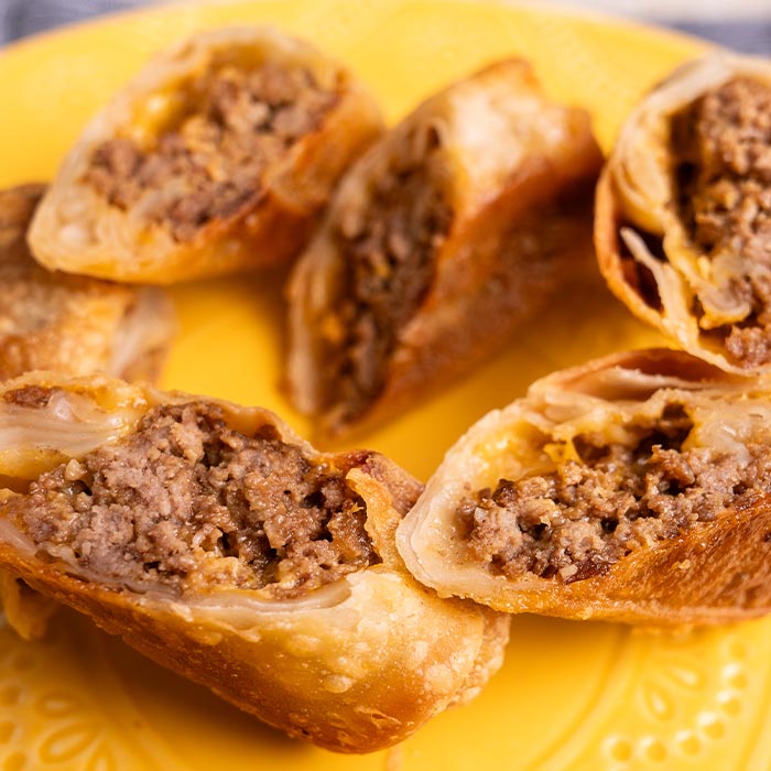Cheesesteak Egg Rolls