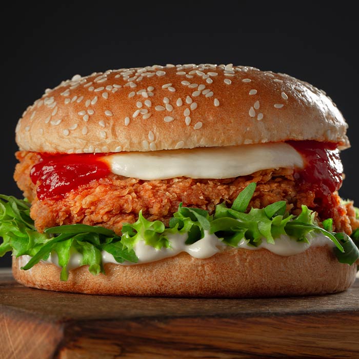 Spicy Breaded Chicken Patties