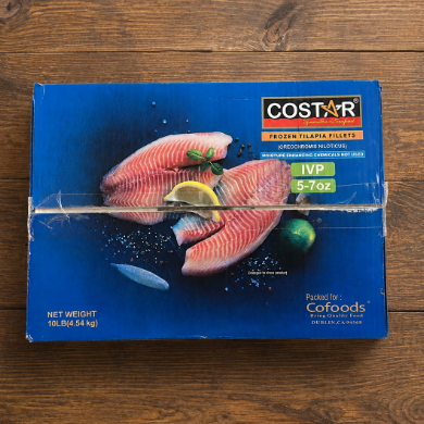 Tilapia Fillets - 10lb case