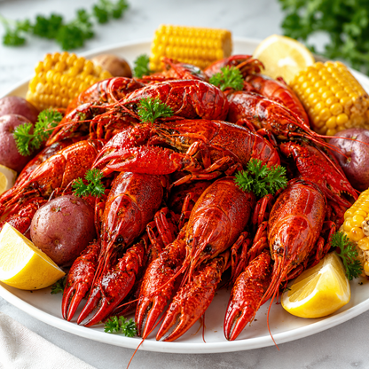 Whole Cooked Crawfish