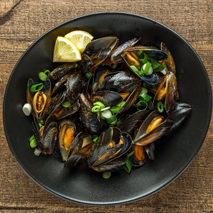 Garlic Butter Cooked Mussels
