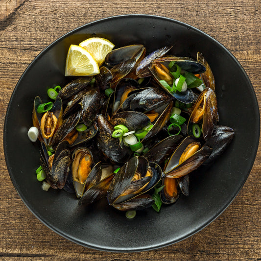Garlic Butter Cooked Mussels