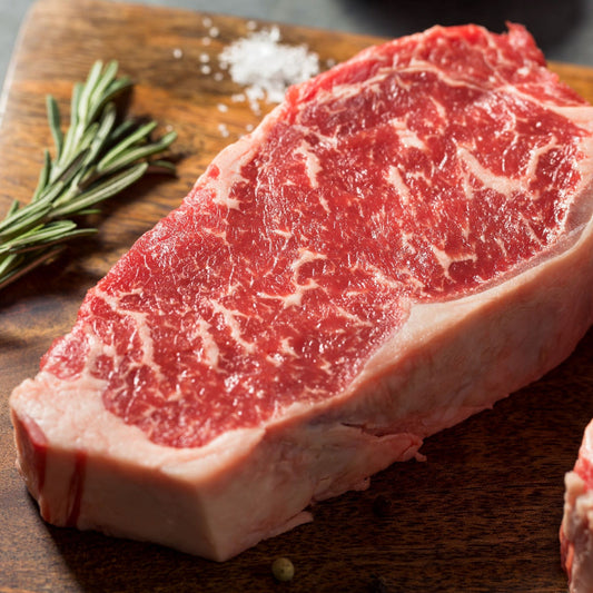 New York Strip Steaks (Prime to Select)