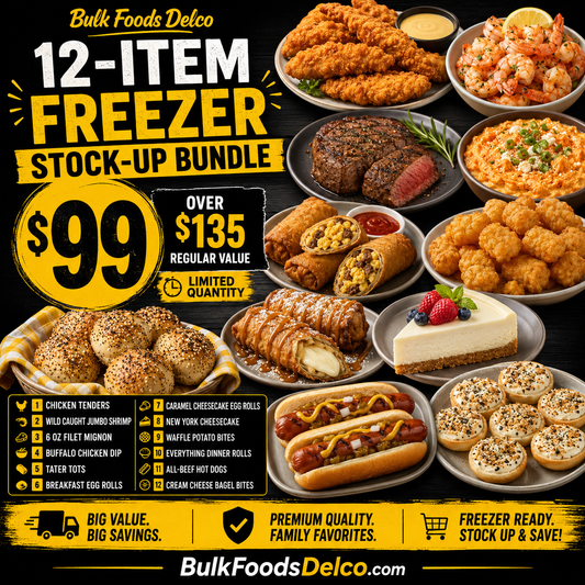 Bulk Foods 12-Item Freezer Stock-Up Bundle