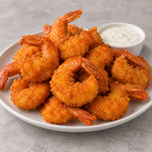 Breaded Buffalo Style Shrimp – 3 lb Bag