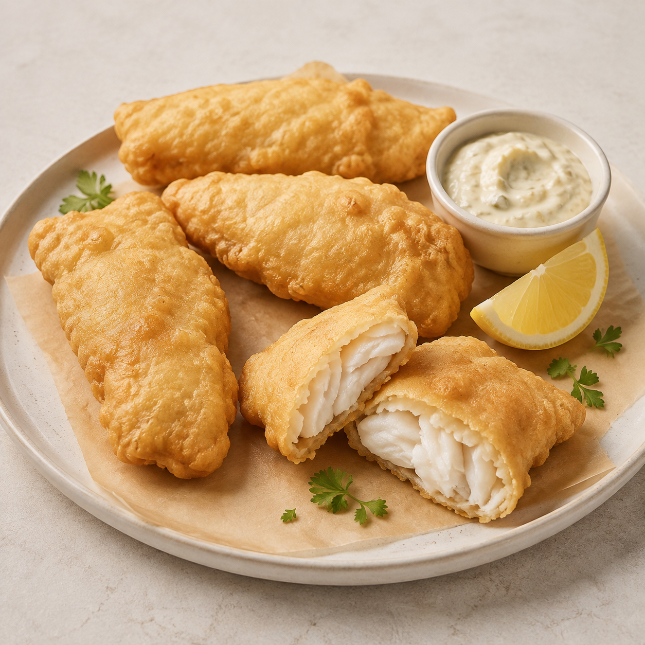 Beer Battered Cod