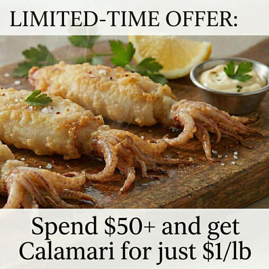 Raw Calamari Tubes & Tentacles