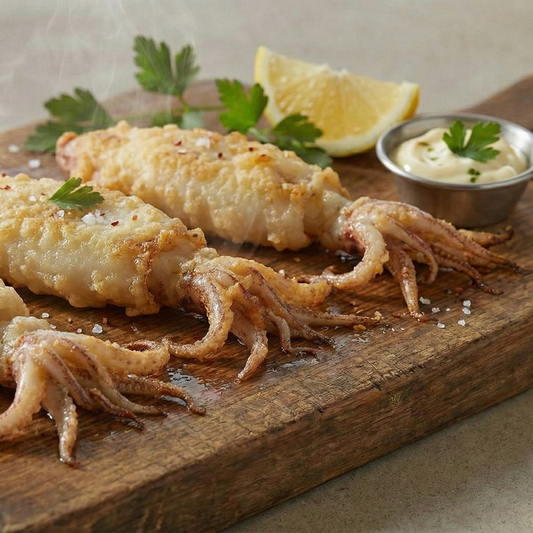 Raw Calamari Tubes & Tentacles