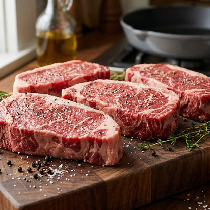 New York Strip Steaks - (Case)