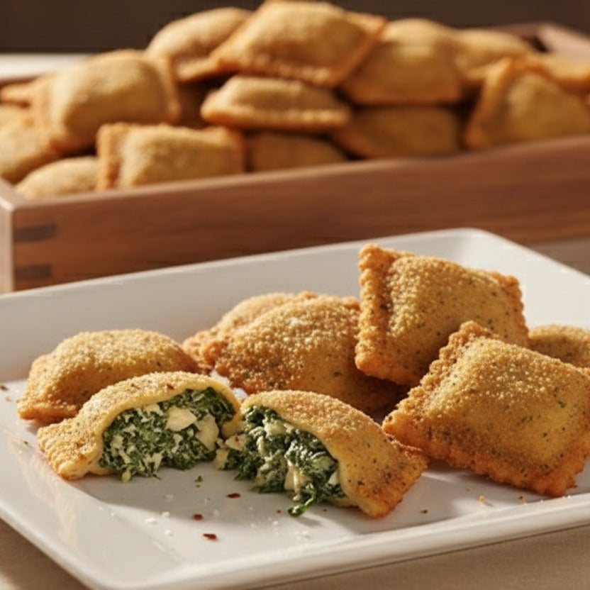 Artichoke & Spinach Ravioli Appetizers