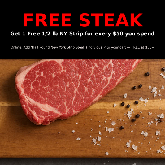 Half Pound New York Strip Steak (Individual)