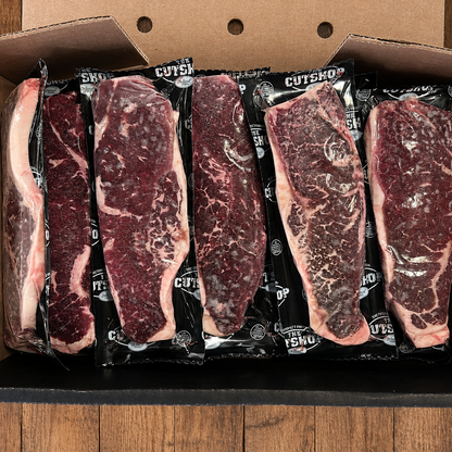 New York Strip Steaks - (Case)