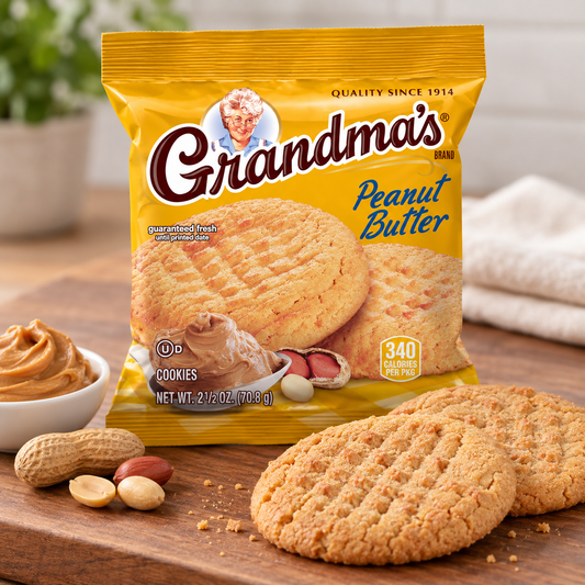 Grandma’s Peanut Butter Cookies – 6 Two-Packs
