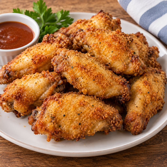 Breaded Seasoned Chicken Wings – 5 lb Bag