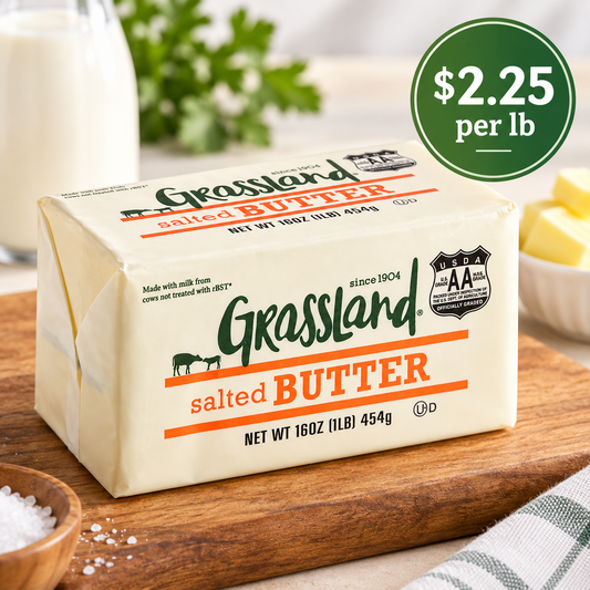 PRE-ORDER: Frozen Salted Butter – 1 lb or 10 lb